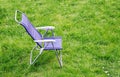 Canvas chair Royalty Free Stock Photo
