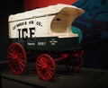 Restored Antique Horse Drawn Ice Wagon Royalty Free Stock Photo