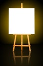 Canvas on Easel Royalty Free Stock Photo