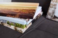 Canvas prints. Photo printed on canvas with gallery wrapping on stretcher bar Royalty Free Stock Photo