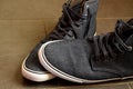 Canvas shoes B Royalty Free Stock Photo