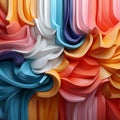 Canvas with textured, volumetric, multicolor pastel background Royalty Free Stock Photo