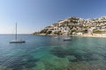 Canyelles Petites beach, Roses in costa Brava, Spain Royalty Free Stock Photo