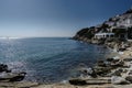 Canyelles Petites beach, Roses in costa Brava, Spain Royalty Free Stock Photo