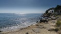 Canyelles Petites beach, Roses in costa Brava, Spain Royalty Free Stock Photo