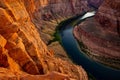 Canyon Adventure Travel Relax Concept. Arizona. Horseshoe Bend in Page.
