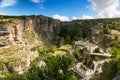 Canyon at Alhama de Granada, Andalusia, Spain Royalty Free Stock Photo