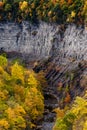 Canyon and Autumn / Fall Colors - Taughannock - New York