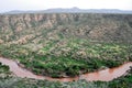 Canyon at Awash National Park (Ethiopia) Royalty Free Stock Photo