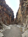 Big Bend Ranch State Park Canyon Royalty Free Stock Photo