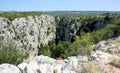 Canyon of the Cetina river, Croatia Royalty Free Stock Photo