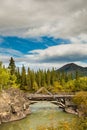 Canyon Creek Bridge Royalty Free Stock Photo