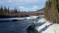 Canyon creek in the Yukon