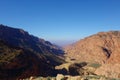 Canyon of Dana Biosphere Nature Reserve landscape from Dana historical village, Jordan, Middle East