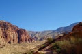 Canyon of Dana Biosphere Nature Reserve landscape near Dana historical village, Jordan, Middle East