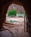 Canyon de Chelly Hogan Royalty Free Stock Photo