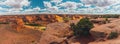 Canyon de Chelly National Monument, Arizona. Panorama Royalty Free Stock Photo