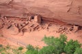 Canyon de Chelly National Monument, Ruins of Antelope House Pueblo, Southwest Desert, Arizona, USA Royalty Free Stock Photo