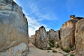 Canyon of decay granite, South of China Royalty Free Stock Photo