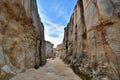 Canyon, decay granite, South of China Royalty Free Stock Photo