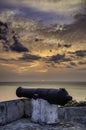 Canyon defending the entrance of old Havana Royalty Free Stock Photo