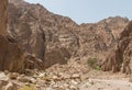 Egypt, the mountains of the Sinai desert, Colored Canyon Royalty Free Stock Photo