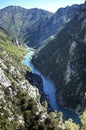 Canyon Gorges du Verdon in the south of France Royalty Free Stock Photo