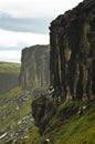 Canyon of Hvita river near Gullfoss Golden Falls waterfall Royalty Free Stock Photo