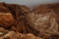 The canyon in Judaean Desert, Israel