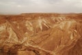 The canyon in Judaean Desert, Israel