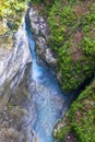 canyon of Kamniska Bistrica river near Kamnik in Slovenia