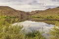 Canyon Lake at Apache trail scenic drive, Arizona Royalty Free Stock Photo