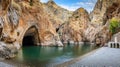 Canyon lake secluded beach summer travel Royalty Free Stock Photo