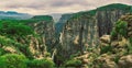 Canyon landscape from Manvgat, Antalya,Turkey. Tazi Canyon, Bilgelik Vadisi Royalty Free Stock Photo
