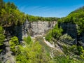 Canyon at Letchworth State park Royalty Free Stock Photo