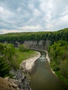 Canyon at Letchworth State park Royalty Free Stock Photo