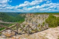 Canyon of Lobos river viewed from La Galiana viewpoint, Spain