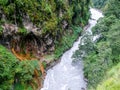 Canyon of Marsyangdi river - Nepal Royalty Free Stock Photo
