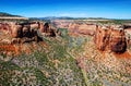 Canyon Between Mesas in the US Southwest