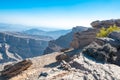 Canyon of Middle-East, Oman Royalty Free Stock Photo