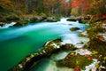 Canyon Mostnica near lake Bohinj in Slovenia