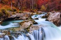 Canyon Mostnica near lake Bohinj in Slovenia