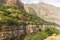 Canyon in the mountains near the village of Griz.Guba.Azerbaijan Royalty Free Stock Photo