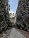 Canyon in the mountains - Prapastiile Zarnestiului Royalty Free Stock Photo