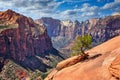 Canyon Overlook Trail, Zion National Park Royalty Free Stock Photo