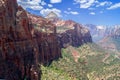 Canyon Overlook - Zion NP Royalty Free Stock Photo