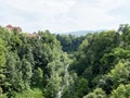 The canyon of the river Gornja Dobra in Ogulin and in front of Jula`s abyss - Croatia / Kanjon rijeke Gornje Dobre u Ogulinu