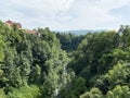 The canyon of the river Gornja Dobra in Ogulin and in front of Jula`s abyss - Croatia / Kanjon rijeke Gornje Dobre u Ogulinu