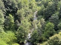 The canyon of the river Gornja Dobra in Ogulin and in front of Jula`s abyss - Croatia / Kanjon rijeke Gornje Dobre u Ogulinu