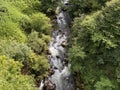 The canyon of the river Gornja Dobra in Ogulin and in front of Jula`s abyss - Croatia / Kanjon rijeke Gornje Dobre u Ogulinu